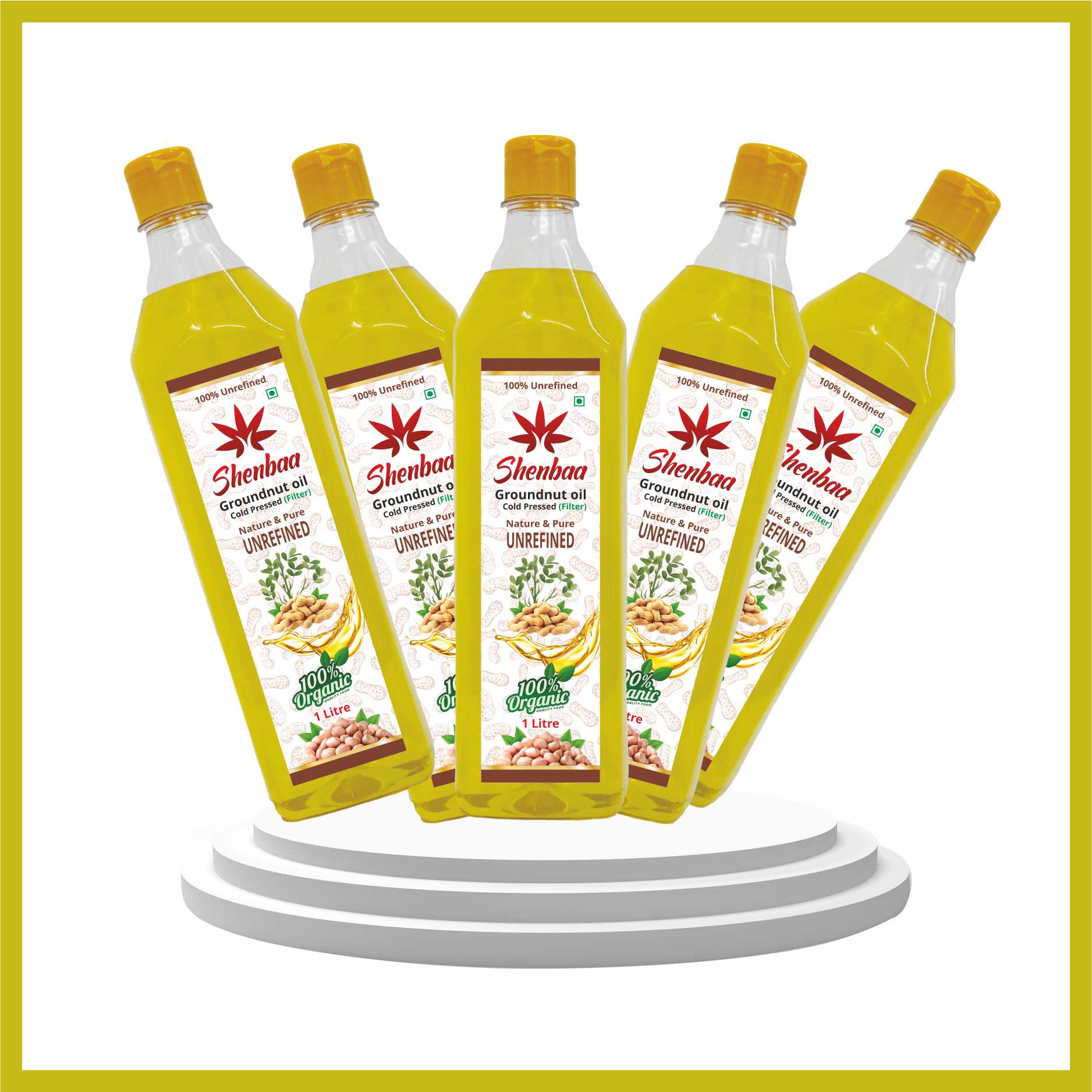 Shenbaa Ground Nut Oil 5 Liters